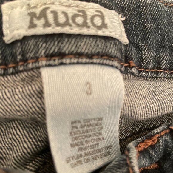 Mudd Skinny Stretch Dark Wash Jeans Size 3 Jrs - Picture 4 of 5